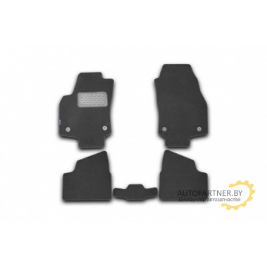 Коврики в салон Autofamily для OPEL Astra H Caravan 2004 > текстиль черные 5 шт. / NLT.37.25.11.110kh