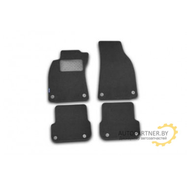 Коврики в салон Autofamily для PEUGEOT 308 2007-2014 хб. текстиль черные 5 шт. / NLT.38.11.22.110kh