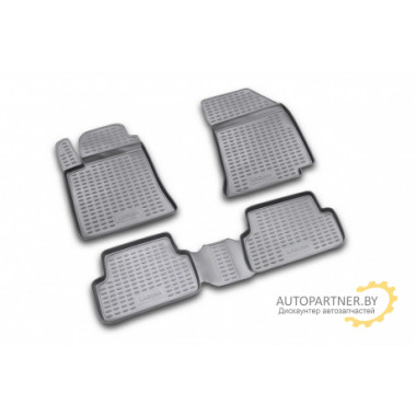 Коврики в салон Element для RENAULT Latitude 2010 > полиуретан черные 4 шт. / NLC.41.26.210k