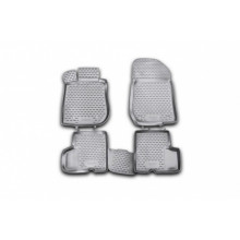 Коврики в салон Element для RENAULT Logan 2004-2009, 2010 > полиуретан черные 4 шт. / NLC.41.05.210kh