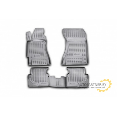 Коврики в салон Element для SUBARU Forester 2002-2008 полиуретан черные 4 шт. / NLC.46.01.210