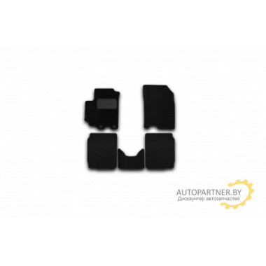 Коврики в салон Autofamily для SUZUKI SX-4 2013 > текстиль черные 5 шт. / NLT.47.22.11.110kh