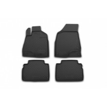 Коврики 3D в салон Element для TOYOTA Camry 2006-2011 полиуретан черные 4 шт. / NLC.3D.48.02.210k