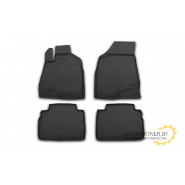 Коврики 3D в салон Element для TOYOTA Camry 2006-2011 полиуретан черные 4 шт. / NLC.3D.48.02.210k