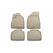 Коврики в салон Element для TOYOTA Highlander 2010-2014 полиуретан бежевые 4 шт. / NLC.48.50.212k