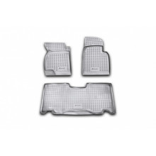 Коврики в салон Element для УАЗ Patriot 3163-10/20, Classic/Comfort 2005-2014 полиуретан черные 3 шт. / NLC.54.04.210