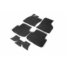 Коврики в салон Rival для Skoda Octavia A7 2013- резиновые черные 5 шт. / 65101001