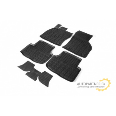 Коврики в салон Rival для Skoda Octavia A7 2013- резиновые черные 5 шт. / 65101001