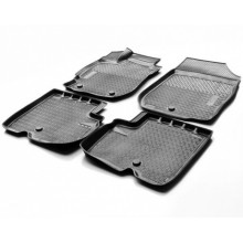 Коврики в салон Rival для Jac S5 2013 - полиуретановые черные 5 шт. / 19201001