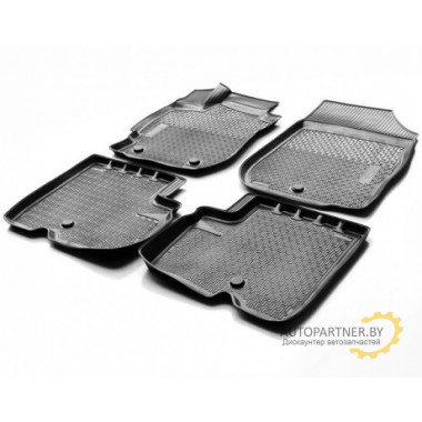 Коврики в салон Rival для Jac S5 2013 - полиуретановые черные 5 шт. / 19201001