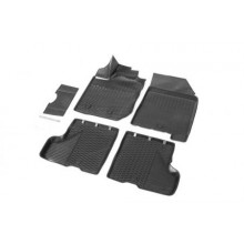 Коврики в салон Rival для Lada Xray 2016 - полиуретановые черные 5 шт. / 16007001