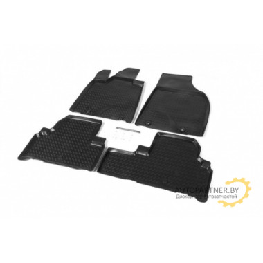 Коврики в салон Rival для Lexus RX 2012 - 2015 полиуретановые черные 4 шт. / 13201001