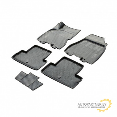 Коврики в салон Rival для Nissan X-Trail 2011 - 2015 полиуретановые черные 5 шт. / 14109002