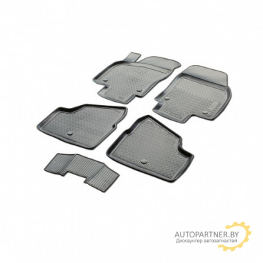 Коврики в салон Rival для Opel Astra H, HB 5d, WAG 2004 - 2012 полиуретановые черные 5 шт. / 14202001