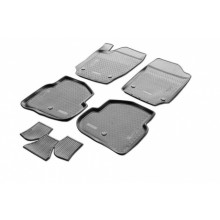 Коврики в салон Rival для Opel Astra H SD 2004 - 2012 полиуретановые черные 5 шт. / 14202002