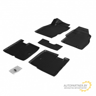 Коврики в салон Rival для Opel Corsa 2010 - 2014 полиуретановые черные 5 шт. / 14203001
