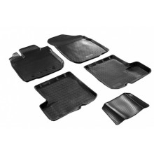 Коврики в салон Rival для Renault Sandero 2009-2014 полиуретановые черные 5 шт. / 14703001