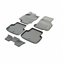 Коврики в салон Rival для Skoda Octavia A7 2013 - полиуретановые черные 5 шт. / 15101001