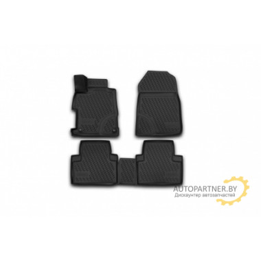 Коврики салона 3D Element HONDA Civic 4D, 01/2012, сед., полиуретан черные 4 шт. / CARHND00011