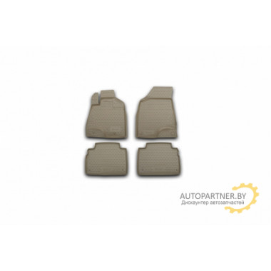 Коврики салона Element TOYOTA Harrier, 20032008, П.Р., полиуретан бежевые 4 шт. / NLC.48.25.212k