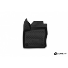 Коврик салона 3D передний левый Element FORD Focus 3, 2015, полиуретан черный 1 шт. / ELEMENT3D1671210kFL