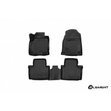 Коврики салона 3D Element HAVAL H2, 09/2014, полиуретан черные 4 шт. / ELEMENT3D9901210k