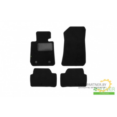 Коврики салона Klever Standard BMW 1 5D E87 АКПП 2004-2011, хб., текстиль черные 4 шт. / KLEVER02050401210kh