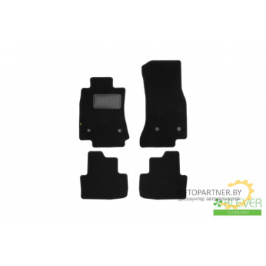 Коврики салона Klever Standard CADILLAC ATS 2014, сед., текстиль черные 4 шт. / KLEVER02070801210kh