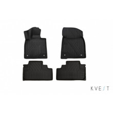 Коврики салона 3D KVEST LEXUS RX, 2015, полиуретан черные 4 шт. / KVESTLEX00001K1
