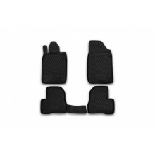 Коврики салона Element PEUGEOT 206 1998, полиуретан черные 4 шт. / CARPGT00007
