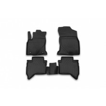 Коврики салона Element TOYOTA Hilux, 08/2015, полиуретан черные 4 шт. / CARTYT00021