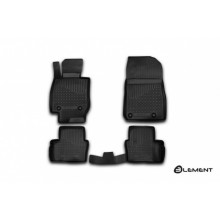Коврики салона Element MAZDACX-3, 2014, АКПП, полиуретан черные 4 шт. / ELEMENT3329210k