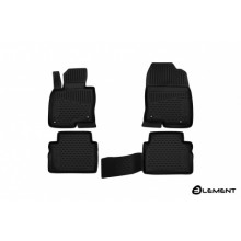 Коврики салона Element MAZDA CX-5, 2017,  полиуретан черные 4 шт. / ELEMENT3330210k