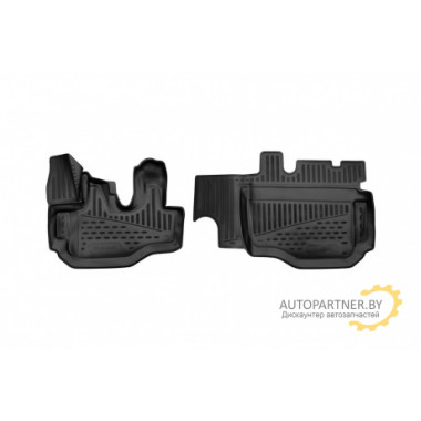 Коврики салона 3D Element HYUNDAI HD35, 01/2017, 2,5 МКПП, полиуретан черные 2шт. / ELEMENT3D02026210