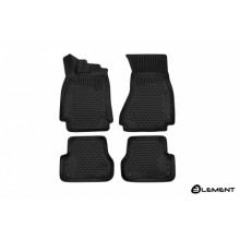 Коврики салона 3D Element AUDI A6 III (C7), 2012, Avant/Allroad/без перч. ящика, полиуретан черные 4 шт. / ELEMENT3D0424210k