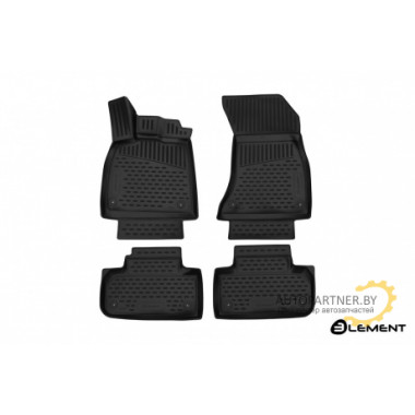 Коврики салона 3D Element AUDI Q5, 2017, внед., (Европа), полиуретан черные 4 шт. / ELEMENT3D0425210k