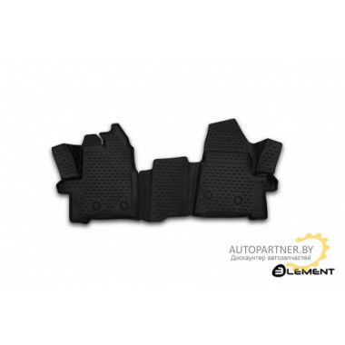 Коврики салона 3D Element FORDTransit, 2014, полиуретан черные 2 шт. / ELEMENT3D1675210k