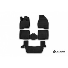Коврики салона 3D Element FORD Explorer, 2015, полиуретан черные 5 шт. / ELEMENT3D1676210k