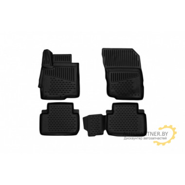 Коврики салона 3D Element MITSUBISHI Eclipse Cross, 01/2017, полиуретан черные 4 шт. / ELEMENT3D3547210