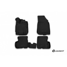 Коврики салона 3D Element NISSAN Terrano, 2016, полиуретан черные 4 шт. / ELEMENT3D3659210k