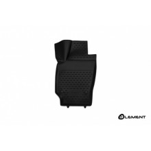 Коврик салона 3D передний левый Element VOLKSWAGEN Polo V, 12/2009,  хб., полиуретан черный 1 шт. / ELEMENT3D5128210kFL