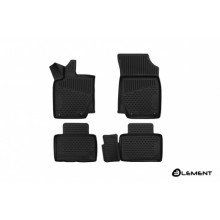Коврики салона 3D Element GEELY Atlas, 2017 полиуретан черные 5 шт. / ELEMENT3D7518210k