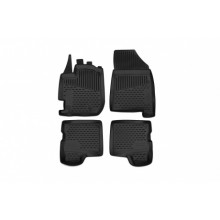 Коврики салона Element RENAULTDACIADUSTER 2, 2017, SUV, полиуретан черные 4 шт. / ELEMENT4154210k