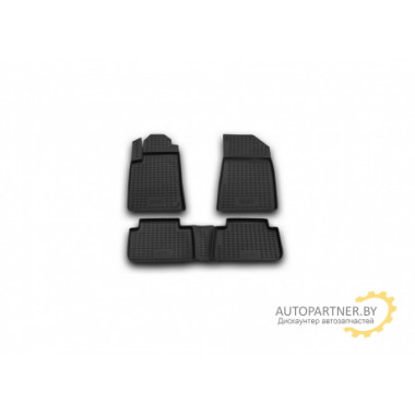 Коврики салона Element CITROENC5 2001-01/2008, полиуретан черные 4 шт. / NLC.10.08.210