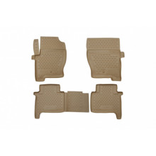 Коврики салона Element LAND ROVER Range Rover Sport 2005-2012, полиуретан бежевые 4 шт. / NLC.28.03.212