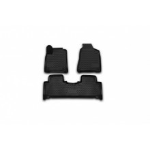 Коврики салона 3D Element SSANG YONG Actyon, 2013, полиуретан черные 3 шт. / NLC.3D.61.14.210k
