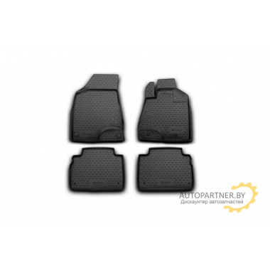 Коврики салона Element TOYOTA Harrier, 2003-2008 П.Р., полиуретан черные 4 шт. / NLC.48.25.210k