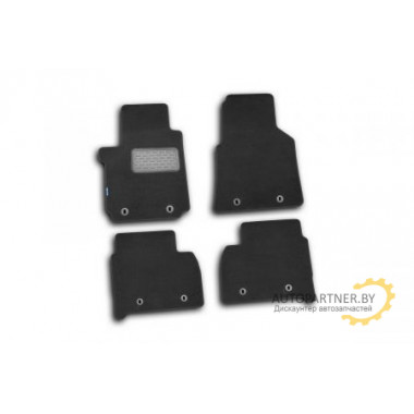 Коврики салона VW Amarok 2010 пикап текстильные черные 4шт / NLT.51.32.22.110kh