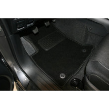 Коврики салона TOYOTA Hilux Double Cab АКПП 2012 пикап текстильные черные 5шт / NLT.48.58.11.110kh