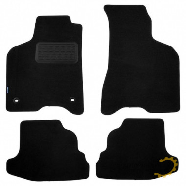Коврики салона VW Lupo 1998-2005 хэтчбек текстильные черные 4шт / NLT.51.40.11.110kh